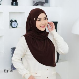 Pastan YURIKE (Chat Untuk Warna Ready)  Pashmina Instan Premium Pasmina Daffi Hijab