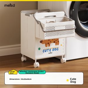 MEISD | Foldable Wheeled Laundry Hamper for Home Bathroom