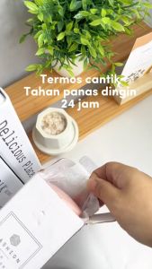 HAYYLIFE Gradien Tumbler Cup-304 Stainless Steel Pengoperasian Mudah Cukup Dengan 1 Tangan Warna Gradien Pink Putih Vacuum Bouncing Cup Portable 500ml HL-AAB784