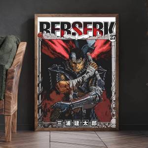 NARUTO | Hot Anime B-Berserk Guts And Griffith HD Poster Poster Painting Wall Art Mural For Living Room Home Decor And Gifts