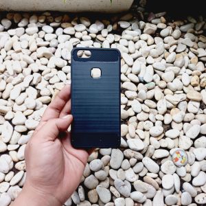 Softcase Vivo 1718 Case Black Carbon Fiber Vivo V7