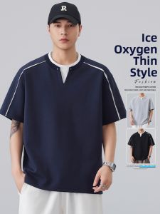 Mens Layered Effect T-Shirt Thin Summer