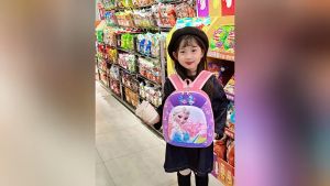 Balo Mầm Non Siêu Nhẹ Họa Tiết Đáng Yêu Cho Bé 1-5 Tuổi ANY406