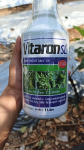 Vitaron SL 1 Liter Memperbarui Sel Tanaman Asli MMT Pupuk Cair Nutrisi Buah Bunga Sayur Hias Cabe Padi