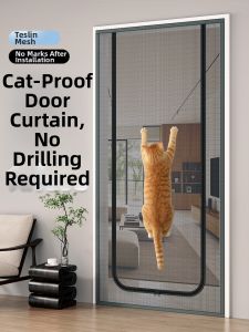 JH | Cat Resistant Anti-Mosquito Window Curtain Self-Adhesive Magic Tape