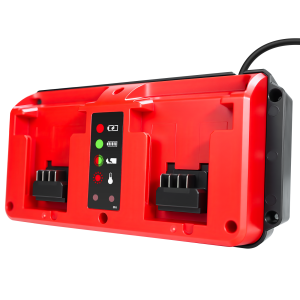 90W Battery Charger Replacement for Milwaukee 18V Lithium Battery Multi-Voltage Rechargeable Lithium-Ion Fast Dual Charger