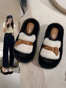 Dép Bông Đế Dày Mùa Đông Ngoài Trời Ấm Áp Thời Trang Cao Cấp Thoải Mái Cho Nữ Dép Bông Đế Dày Cho Nữ Mùa Đông 2025