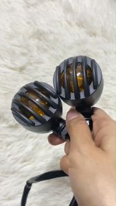 ไฟเลี้ยวตะแกรง (ส้ม) สำหรับมอเตอร์ไซค์ 2ชิ้น ไฟเลี้ยวแต่ง ไฟเลี้ยว ไฟเลี้ยวมอเตอร์ไซต์ (0330)