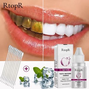 เอสเซนส์ฟอกฟันขาวดูแลช่องปาก สีฟัน 10ml สุขอนามัยช่องปาก ฟันเหลือง ลดกลิ่นปาก แปรงฟัน สูงสุขถุง ช่องปาก Mint สำคัญของการฟอกสีฟัน