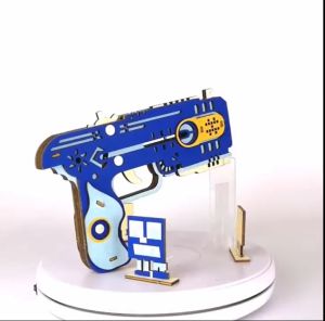 Đồ chơi lắp ghép gỗ 3D Mô hình Chuyển động Rubber Band