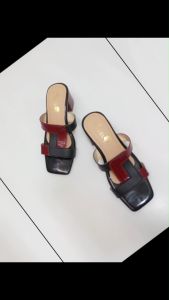 Annel Daphne in Red 2.5 inches block heels Sandals
