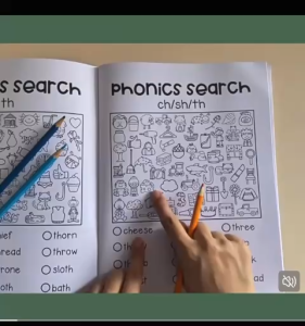 Read and Find Phonics Workbook for Kids Practice Book Preschool Kindergarten Early Education 自然拼读练习册