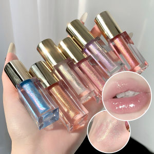 ชุดลิปกลอส SHAQINUO Glittering Mirror Lip Glaze เนื้อฉ่ำวาวระยิบระยับ 6 สี บำรุงริมฝีปากชุ่มชื้น ติดทนนาน