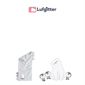 LUFGITTER Breathable Bamboo Kids Dream Hugging Pillow (Cover only - 5 Designs) M L XL