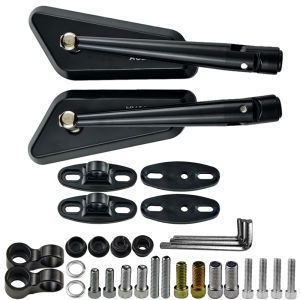 Side Mirror Universal Clear Mirror Full CNC High Quality 100% Alloy Motorcycle Side Mirror