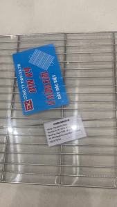 Vĩ nướng sườn hình chữ nhật inox cao cấp