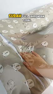 Malaya Baby l Bantal Hamil Ukuran  Jumbo Sarung 2 Lapis l Maternity Pillow  Katun Korea