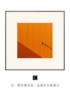 Blue Orange Decorative Art Photography Wall Painting Modern Luxury Style Living Room Design Abstract Print Home Decor Artwork