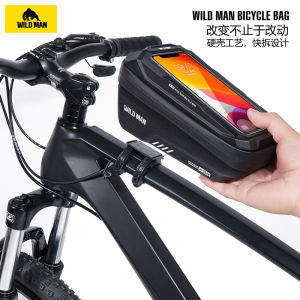 Người đàn ông Hoang Dã Túi xe đạp EVA vỏ cứng núi túi để Gióng Trước Xe Đạp cưỡi mưa điện thoại màn hình cảm ứng Túi phụ kiện đi xe