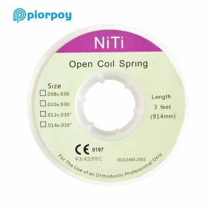 PIORPOY Dental Orthodontic Niti Open Coil Springs Size 010/012 Length 914mm 3 Feet 1 Pc/Roll Dentistry Tools Dropship