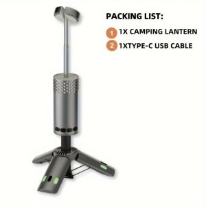 NITEK 9000mAh Telescopic Camping Light Portable LED Magnetic Work Light Emergency Lantern for Power Outage