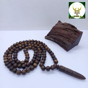 kalung tasbih kayu gaharu wangi super Fs101