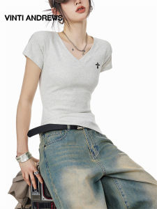 Slimming V-Neck T-Shirt