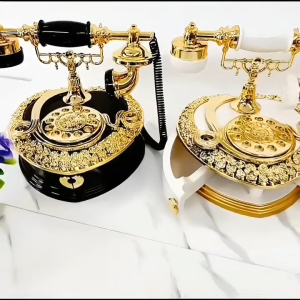[MSIA SHIP] NOVELTY Classic Old-Fashioned Telephone Retro Music Box Kotak Muzik Telefon Antique Home Office Decorative Accessories Console Table Decor Wall Shelves Display Cabinet Decor Hiasan Meja Rak Dinding Cenderahati Hadiah Birthday Christmas Gifts