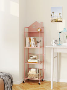 ตู้หนังสือแบบเคลื่อนที่ได้ ตู้หนังสือเด็ก ตู้หนังสือแบบเรียบง่าย ตู้หนังสือสำหรับห้องนั่งเล่น ตู้หนังสือสำหรับจัดเก็บหนังสือ ตู้หนังสือแบบตั้งได้ ตู้หนังสือแบบมีล้อ