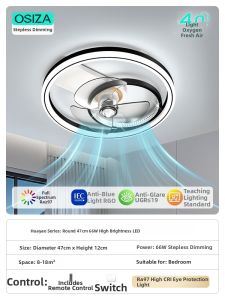 OSIZA | Ceiling Light with Fan Oscillation