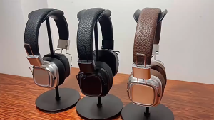 Silver Brown Black Retro American-style Over-ear Bluetooth Headphones Deep Bass Headset Universal Earphones for Mobile Phones and Computers Long Battery Life AI Noise Reduction No Latency Foldable