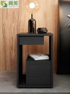 Modern Minimalist Wooden Nightstand Small Size Bedroom Storage Cabinet Design Sensation Bedside Table Solid Wood Furniture