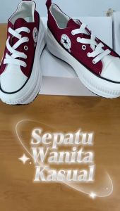 Sepatu Sneakers Wanita Import Premium JA6615 Sepatu Import Wanita Kasual Sneaker Kasual Kanvas Wanita (+Box) Import