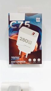 Batok Adapter 280W Fast Charging For RLM C75 Fast Charger Suppoert Fast Charging Batok Adaptor USB-A