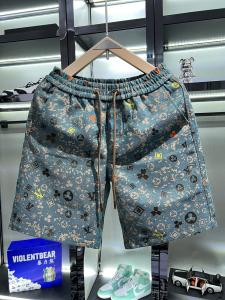 Quần Short in Họa Tiết Thời Trang Nam Mùa Hè Thường Ngày Năm Điểm Quần Đi Biển Cạp Vừa Thẳng Thường Ngày