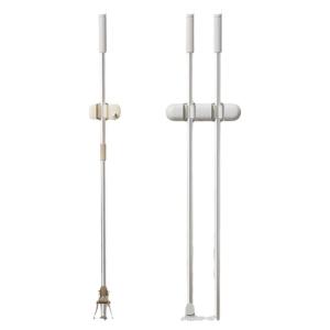 Hayan | Wall-mounted No-drilling Heavy-duty Multi-functional Mop Rack