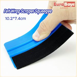 N.K. Felt Endge Wrap Scraper Squeegee Plastic Squeegee For Car Auto Vehicle Window Film