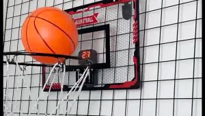 Indoor Basketball Hoop Hanging Basketball Ring Basketball Foldable Mini Basketball Board For Kid And Adult