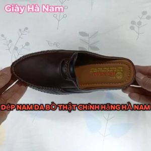 Dép Bít Mũi Nam SAMTA Da Bò Thật Cao Cấp GSB2076