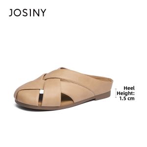 Josiny | Convenient Soft Bottom Roman Style Semi-Dress Sandals