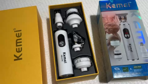 Kemei Professional Multifunctional Rechargeable 4 In 1 Rechargeable Shaver & Trimmer for Hair and Nose USB Charging Hair Clipper KM-279