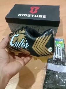 KIDZTUBS Paket Komplit Sepatu Bola Anak Usia 6-10 Tahun