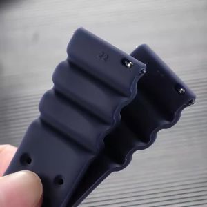 Dây Đeo Đồng Hồ Silicon Có Độ Bền Kéo Cao 20mm 22mm Phát Hành Nhanh Dây Đeo Thể Thao Chống Nước Vòng Đeo Tay Cao Su Thoáng Khí Cho Seiko Thời Trang Nam