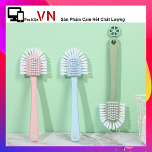 Bàn Chải Chà Giày Dép 5 Mặt Cán Tay Cầm Dài Bằng Nhựa PP - Cọ Giặt Đồ Có Tay Cầm - Bàn Chải Vệ Sinh Giày Chổi Chà Giày