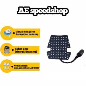 stoplamp running supra X 125  2008/lampu rem/lampu belakang 8 mode otomatis PNP