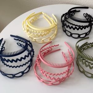 Luckin Mart 4pcs Set Headband for Women Hollow Out Women Head Band Set Elegant Head Hoop Hair Band for Women Adult