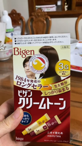 [ XẢ SỐC ] Thuốc nhuộm tóc phủ bạc Bigen 3G 4G 5G 6G 7G Nhật Bản