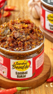 BENDITO Sambal Bakar Saji Asap Pedas Halal Homemade 140gr