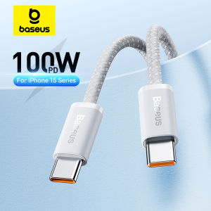 BASEUS | Baseus 100W Type C To USB C Cable For iPhone 16 15 Fast Charging Charger Cord For Macbook iPad Samsung Xiaomi Fast USB C Wire
