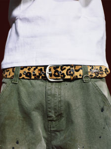 Thắt Lưng Da Thật Hình Vòm Cừu Có Thiết Kế Hình Ngôi Sao Ba Mảnh Bằng Kim Loại Cho Nam Và Nữ Thắt Lưng Thời Trang Phong Cách Hip Hop